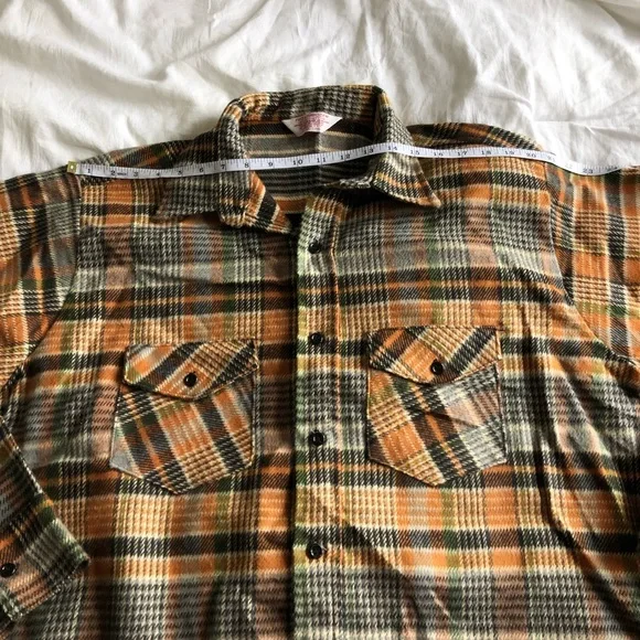 Vintage Frostproof Plaid Cotton Flannel Button Down Shirt Shacket - Picture 9 of 11